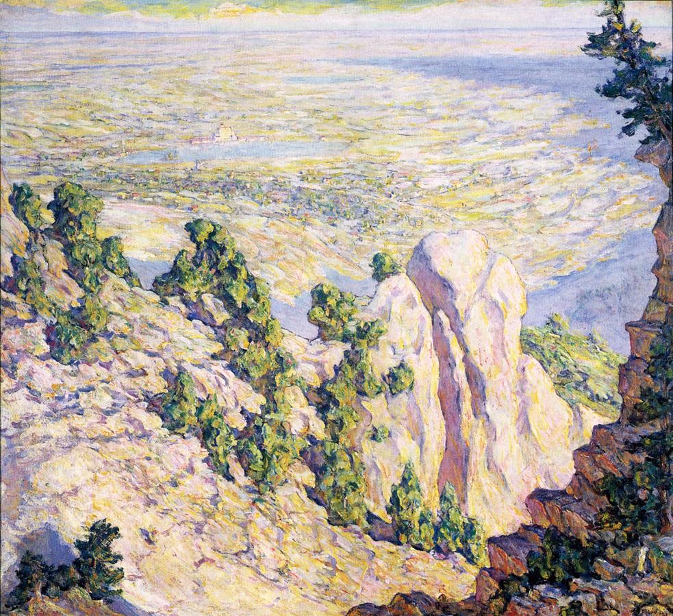 View from a Mountaintop by Robert Lewis Reid