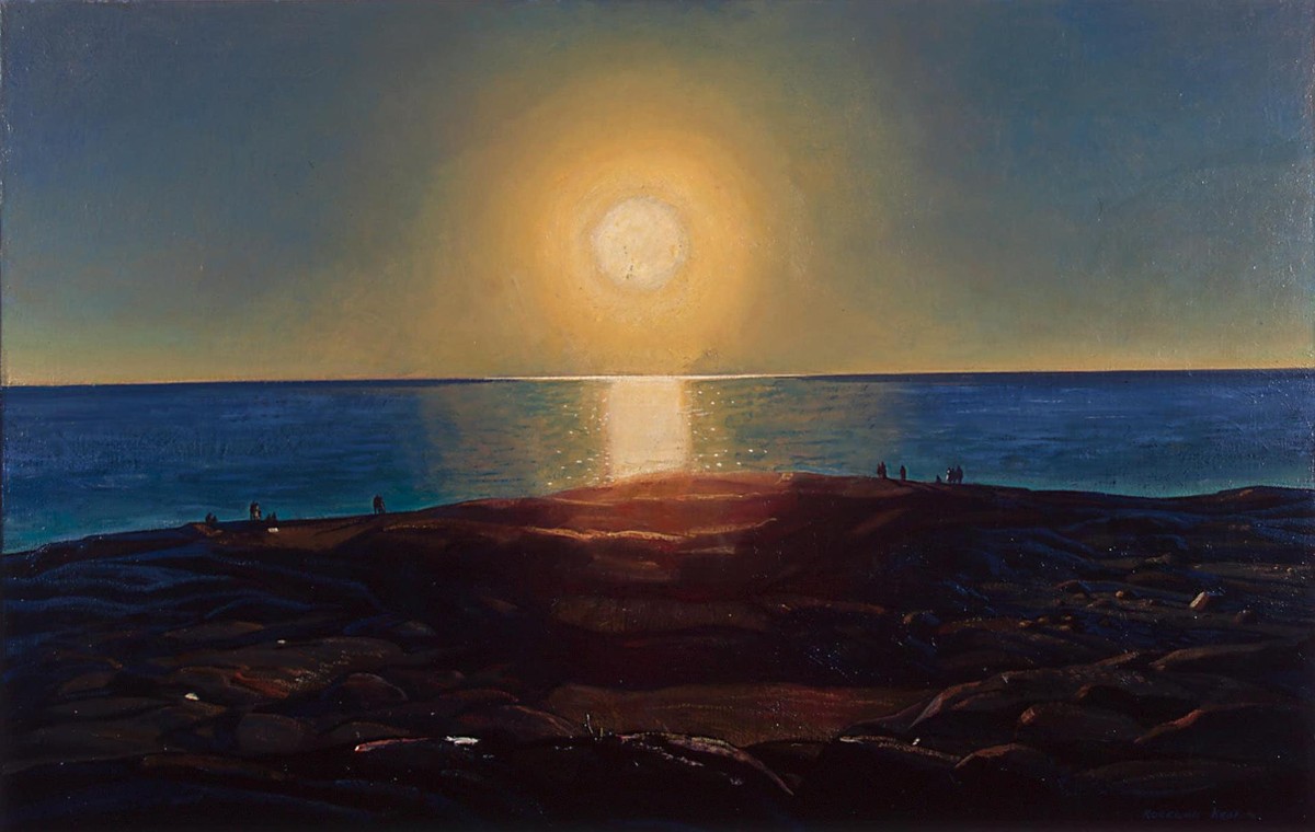 Calm and Free (Maine Coast) by Rockwell Kent