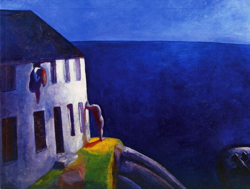 House of fear, Newfoundland by Rockwell Kent