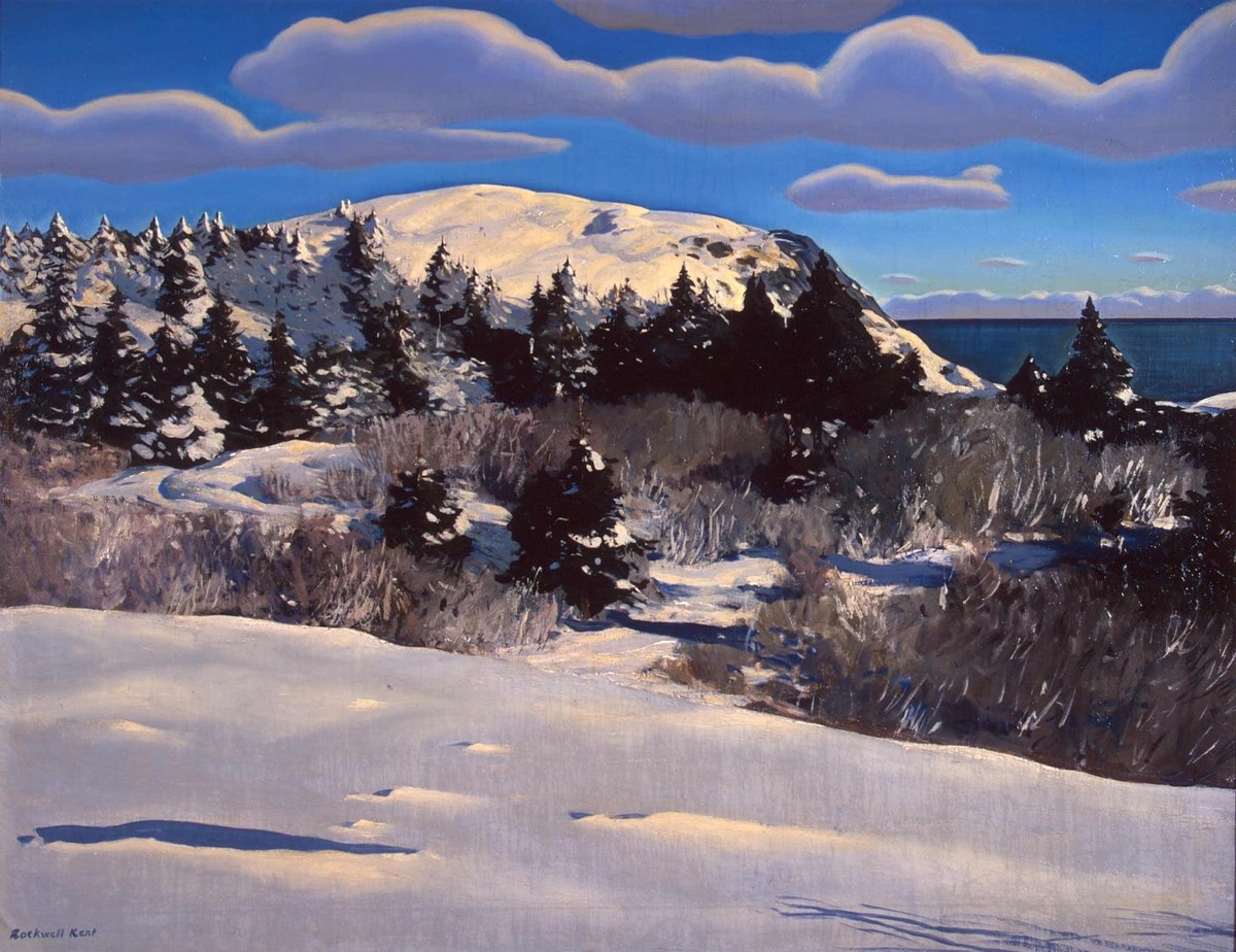 Maine Headland, Winter by Rockwell Kent