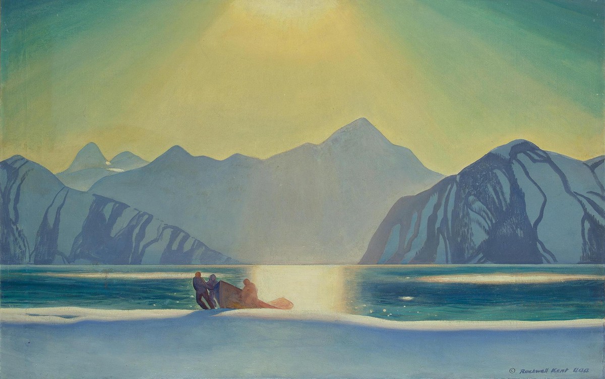 Sunglare, Alaska by Rockwell Kent