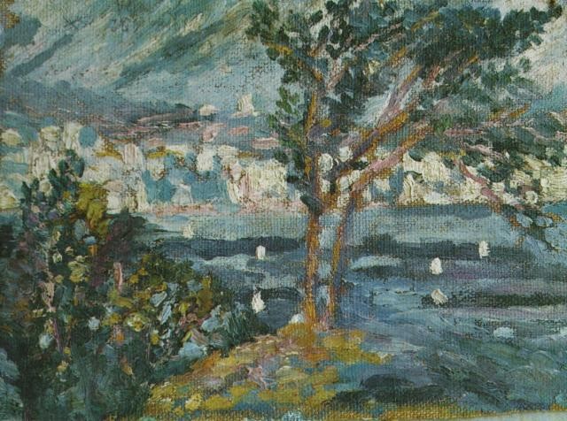 Landscape (Cadaques) by Salvador Dali