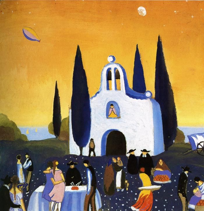 Romeria Pilgrimage by Salvador Dali