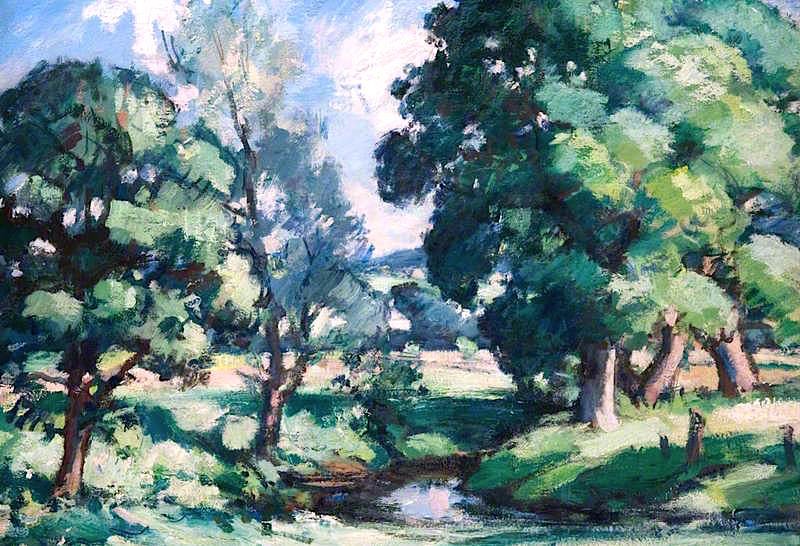 New Abbey, Dumfriesshire by Samuel Peploe