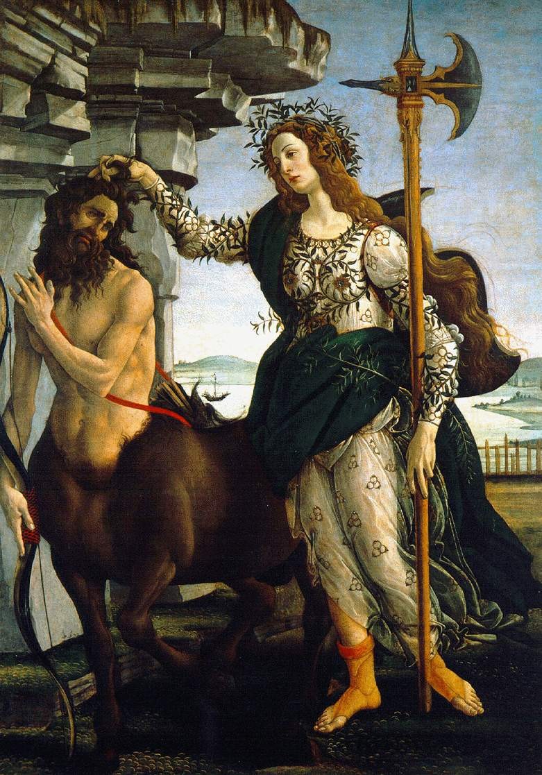 Pallas and Centaur by Sandro Botticelli