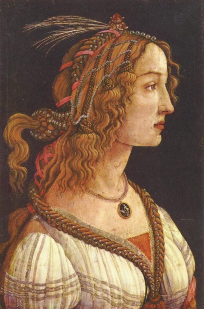 Portrait of a young woman by Sandro Botticelli