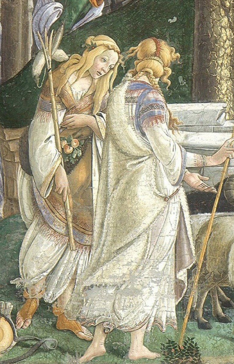 The Youth of Moses (detail) by Sandro Botticelli