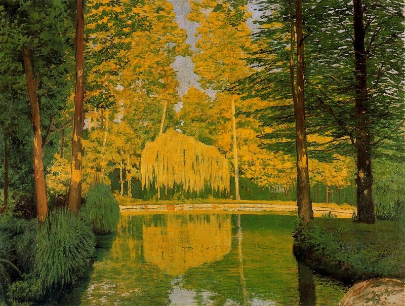 Gardens of Aranjuez (1) by Santiago Rusinol