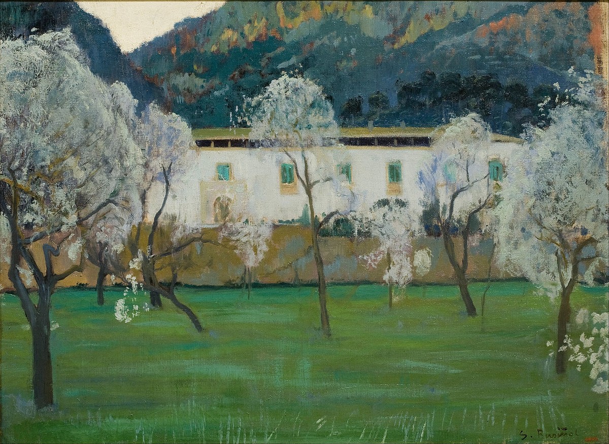 White Farmhouse (Bunyola, Majorca) by Santiago Rusinol