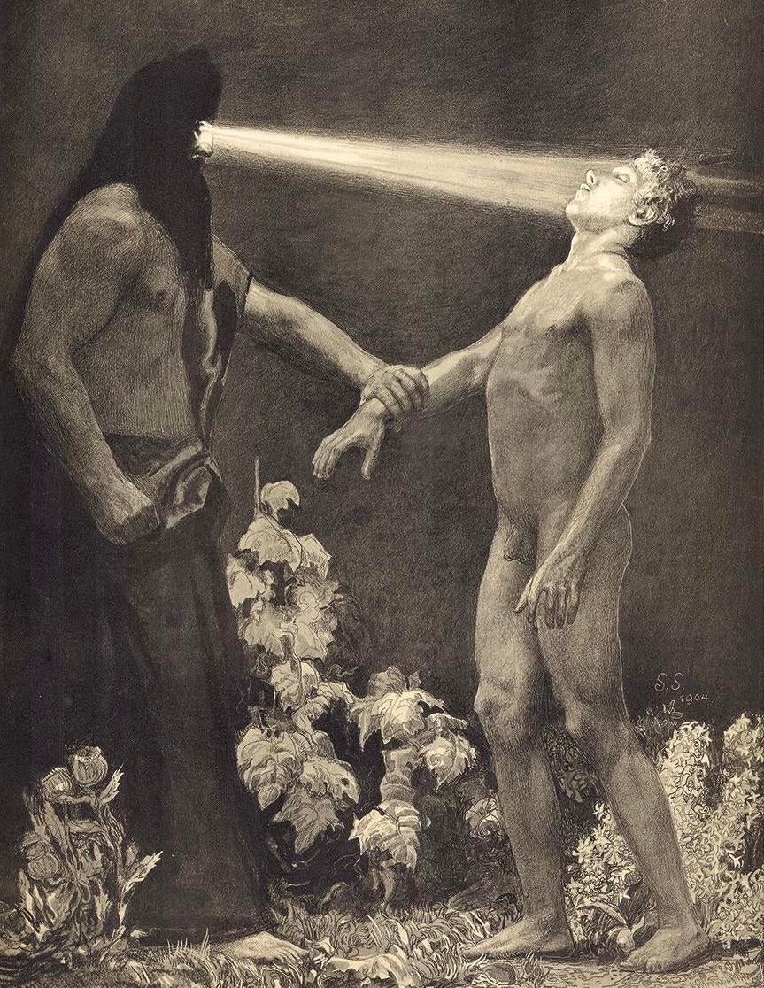 Hypnosis by Sascha Schneider