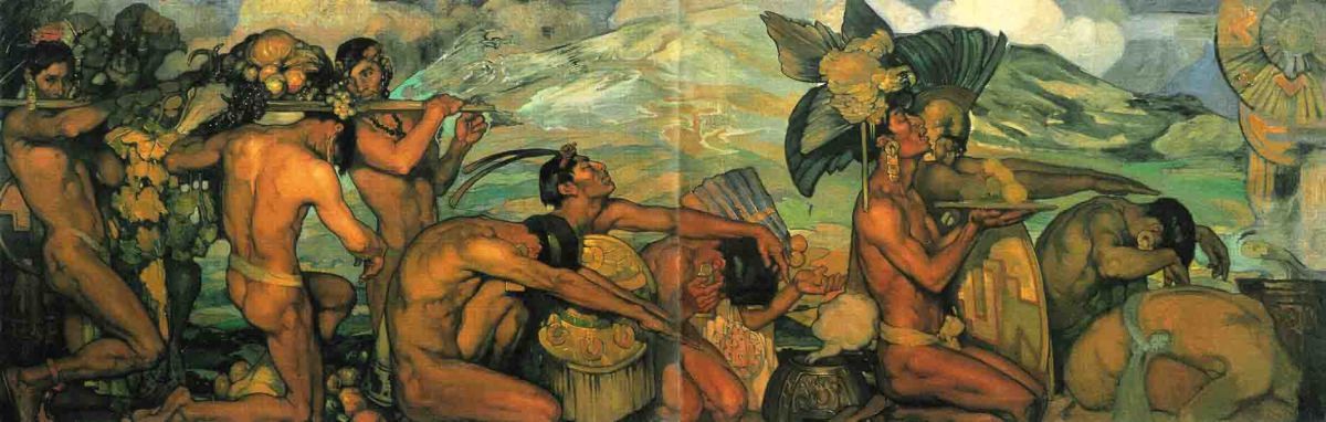Nuestros dioses by Saturnino Herran