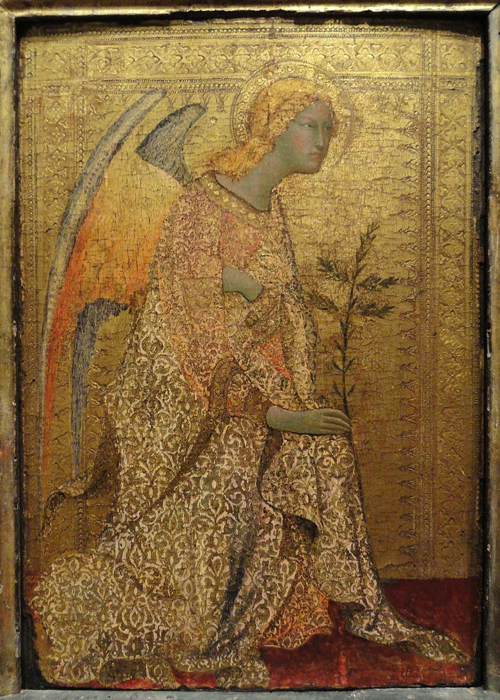 The Angel of the Annunciation by Simone Martini