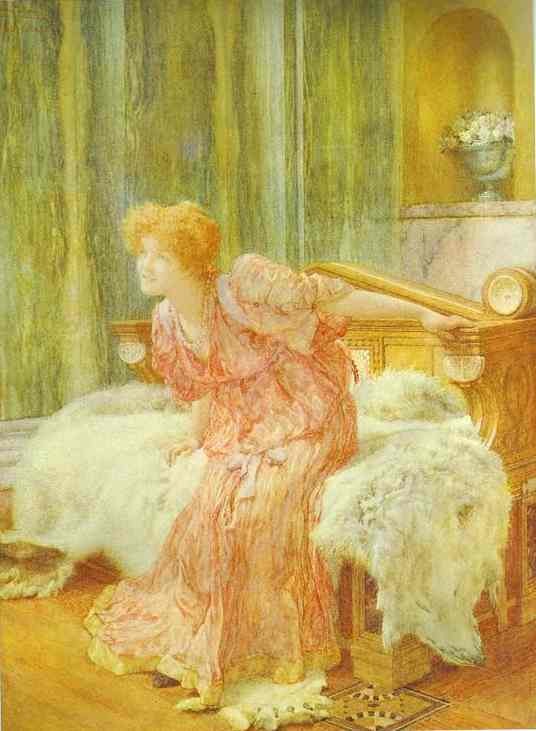 "Nobody Asked You, Sir!" She Said by Sir Lawrence Alma-Tadema