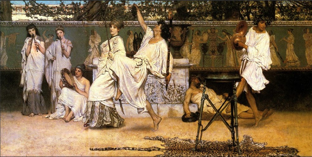 A Bacchic Dance by Sir Lawrence Alma-Tadema