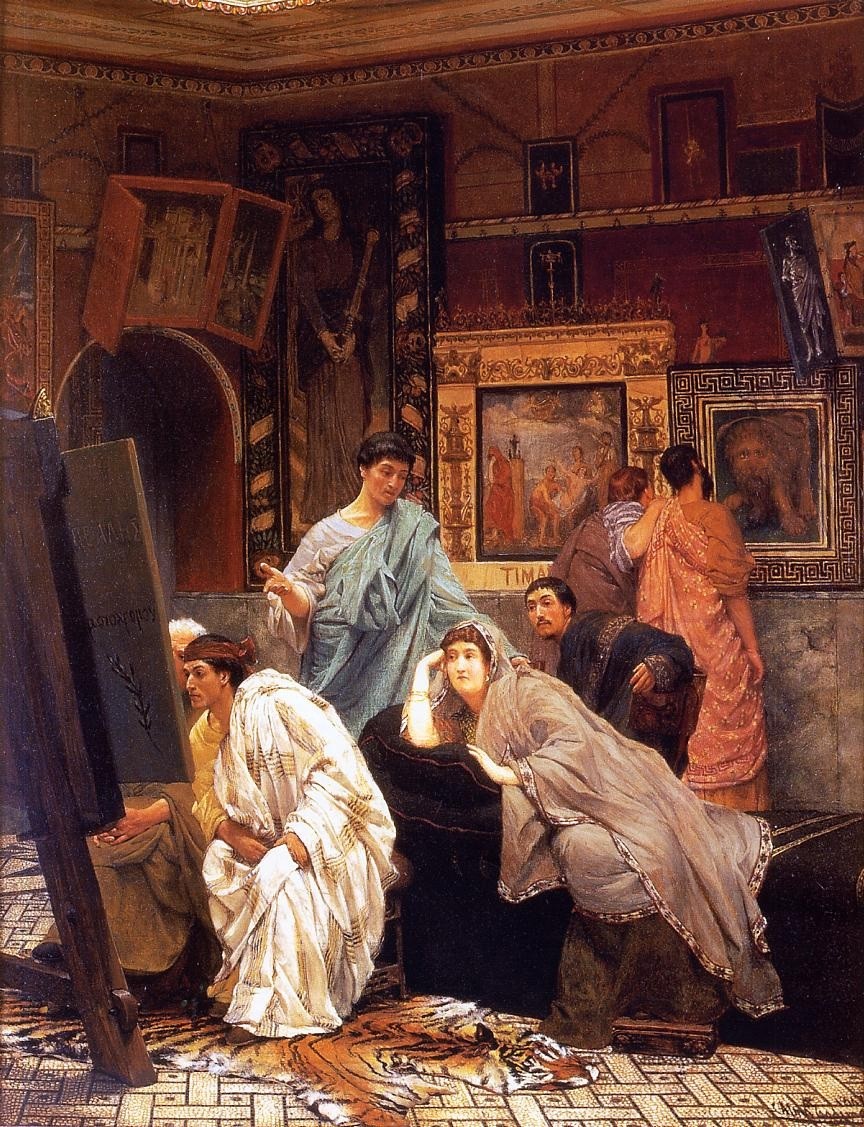 A Collection of Pictures at the Time of Augustus by Sir Lawrence Alma-Tadema