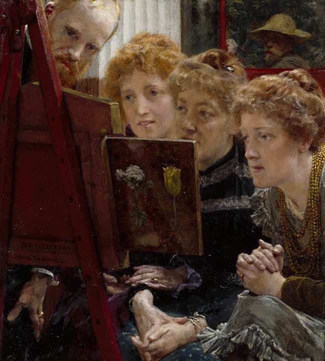 A Family Group by Sir Lawrence Alma-Tadema