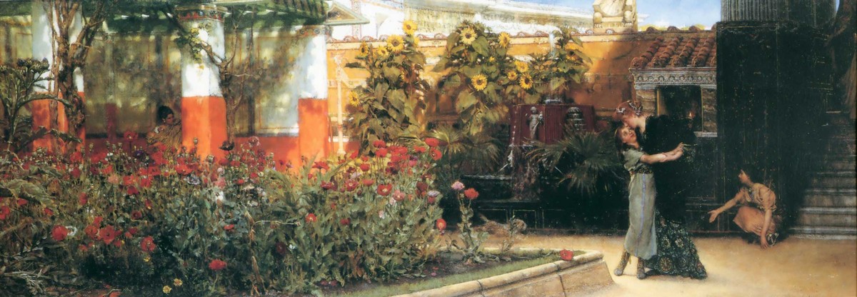 A Hearty Welcome by Sir Lawrence Alma-Tadema