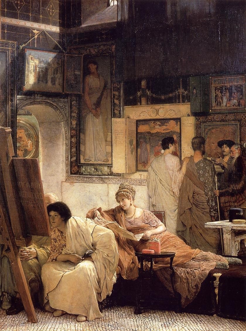 A Picture Gallery (Benjamin Constant) by Sir Lawrence Alma-Tadema