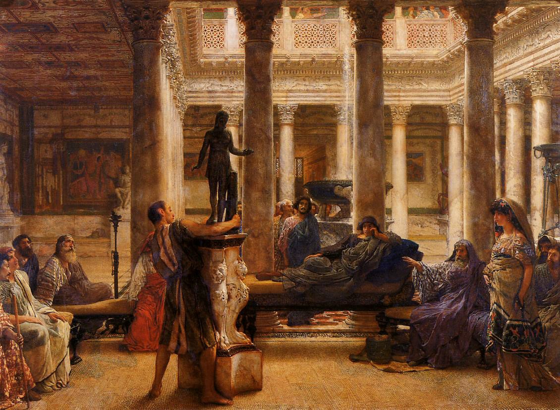 A Roman Art Lover by Sir Lawrence Alma-Tadema