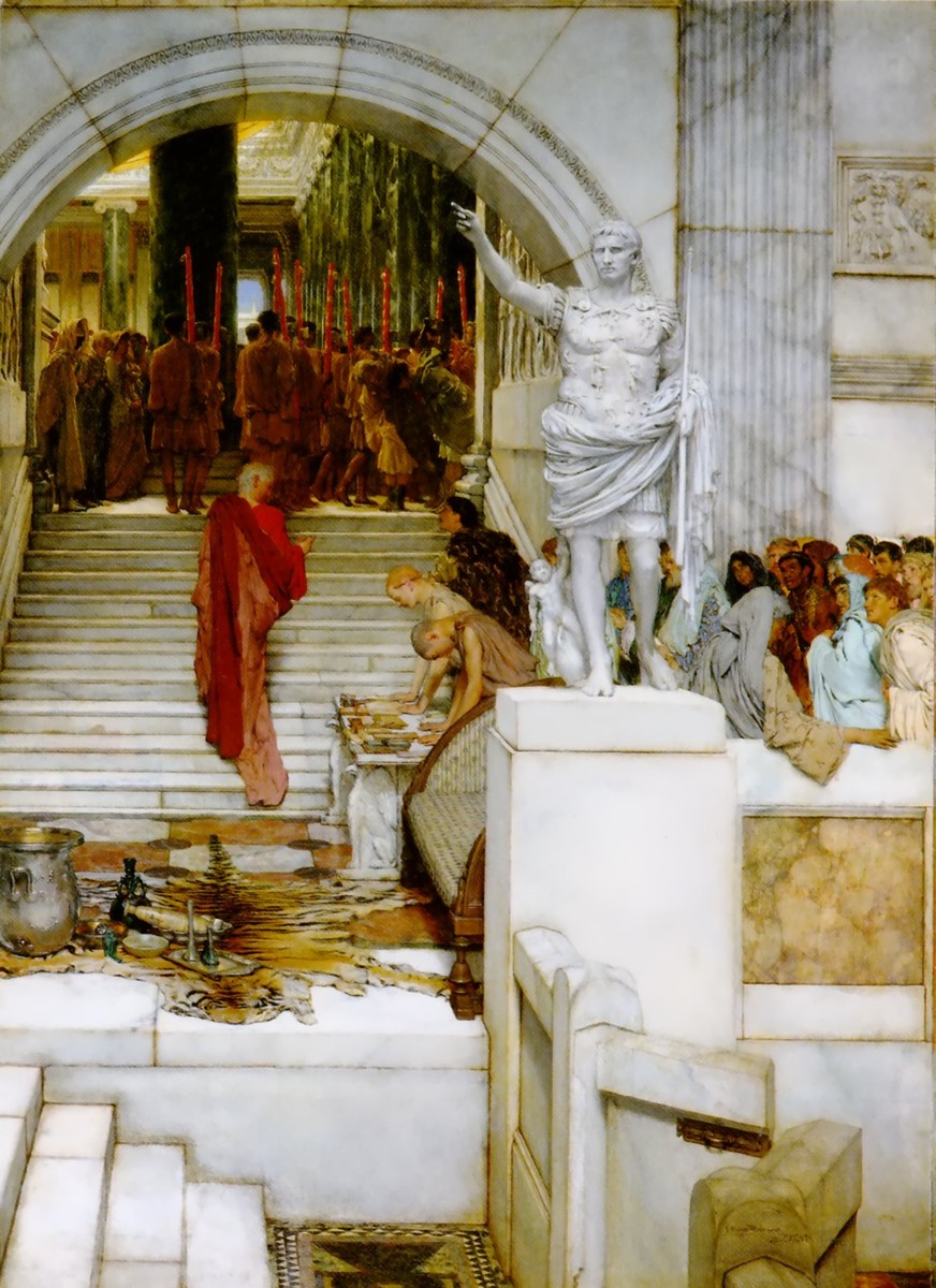 After the Audience by Sir Lawrence Alma-Tadema
