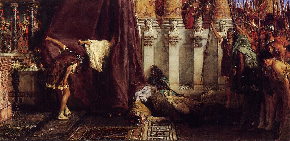 Ave Caesar! Io Saturnalia! by Sir Lawrence Alma-Tadema