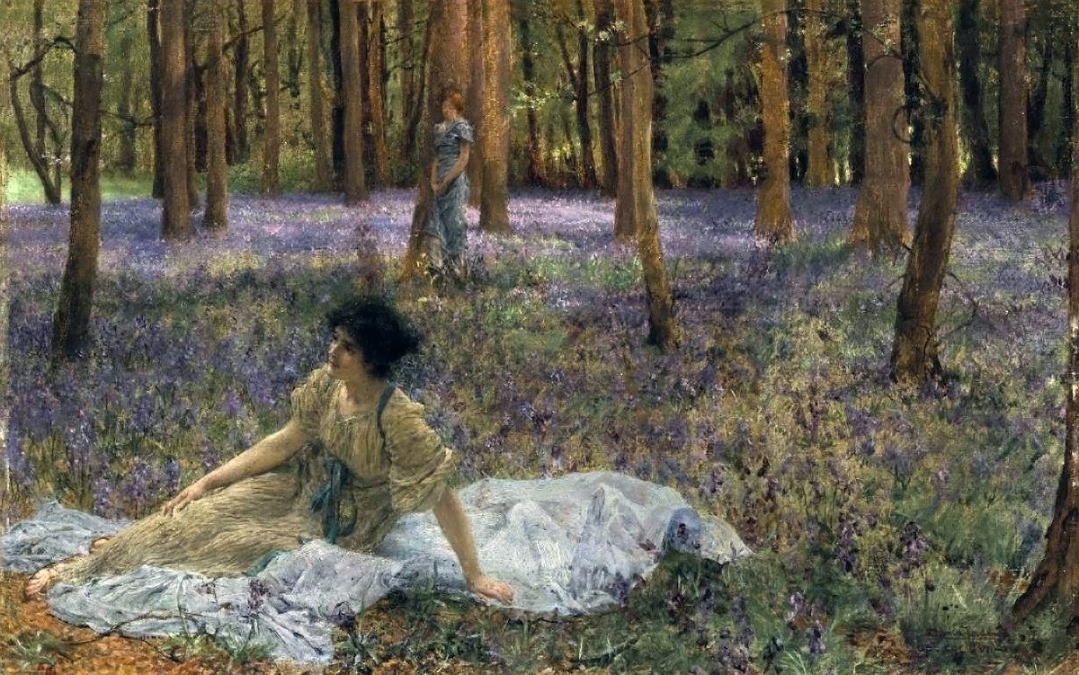 Bluebells by Sir Lawrence Alma-Tadema