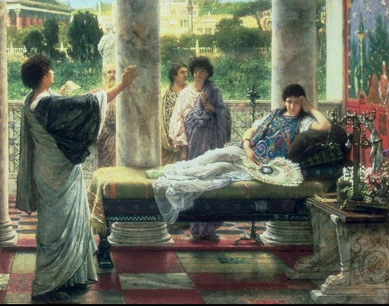 Catullus Reading his Poems at Lesbia's House by Sir Lawrence Alma-Tadema