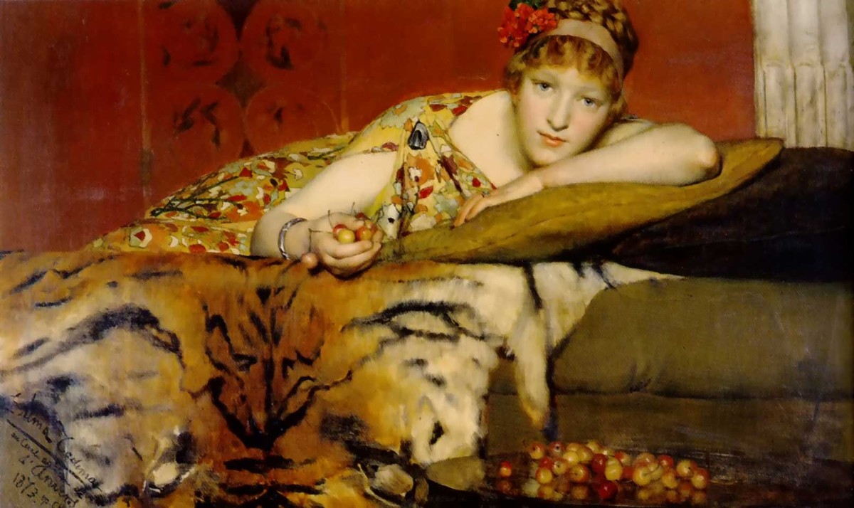 Cherries by Sir Lawrence Alma-Tadema