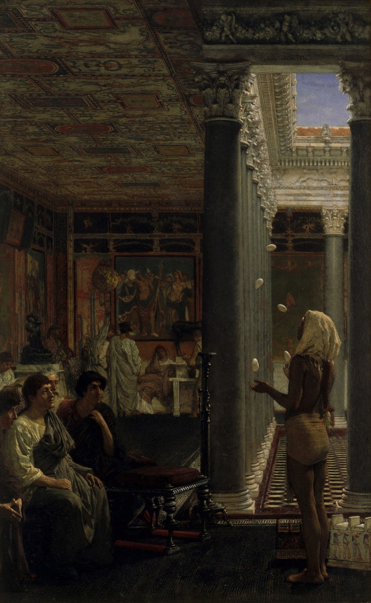 Egyptian Juggler by Sir Lawrence Alma-Tadema