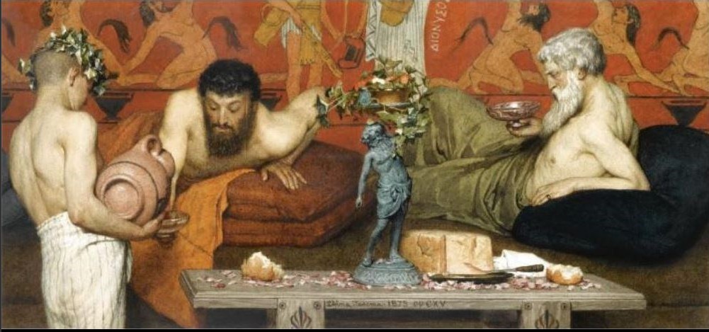 Greek Wine by Sir Lawrence Alma-Tadema