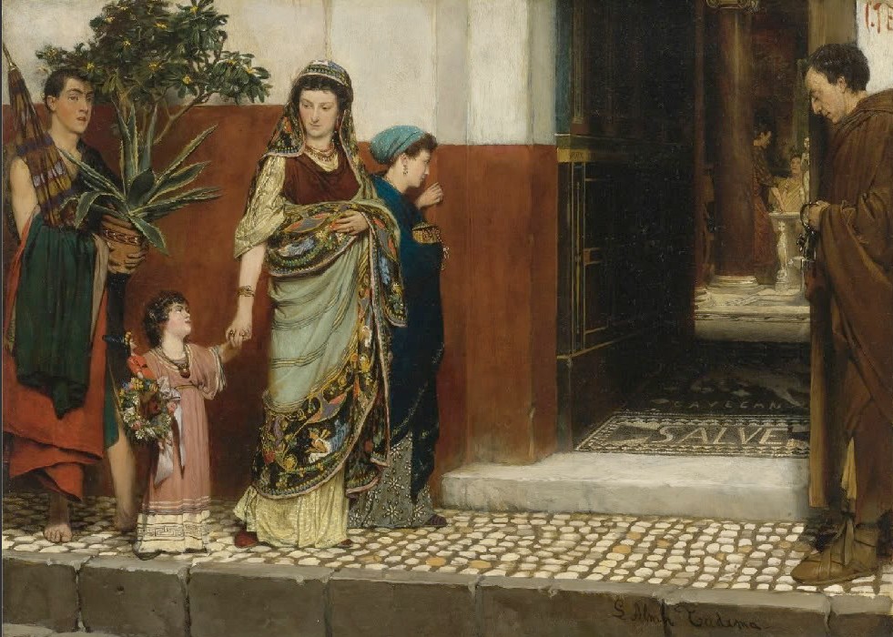 Home from Market by Sir Lawrence Alma-Tadema
