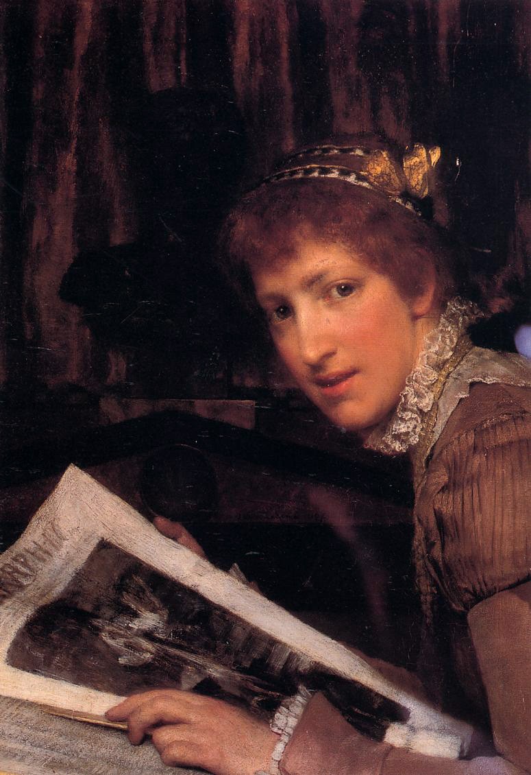 Interrupted by Sir Lawrence Alma-Tadema