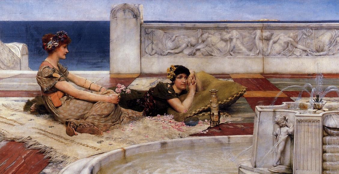 Loves Votaries by Sir Lawrence Alma-Tadema