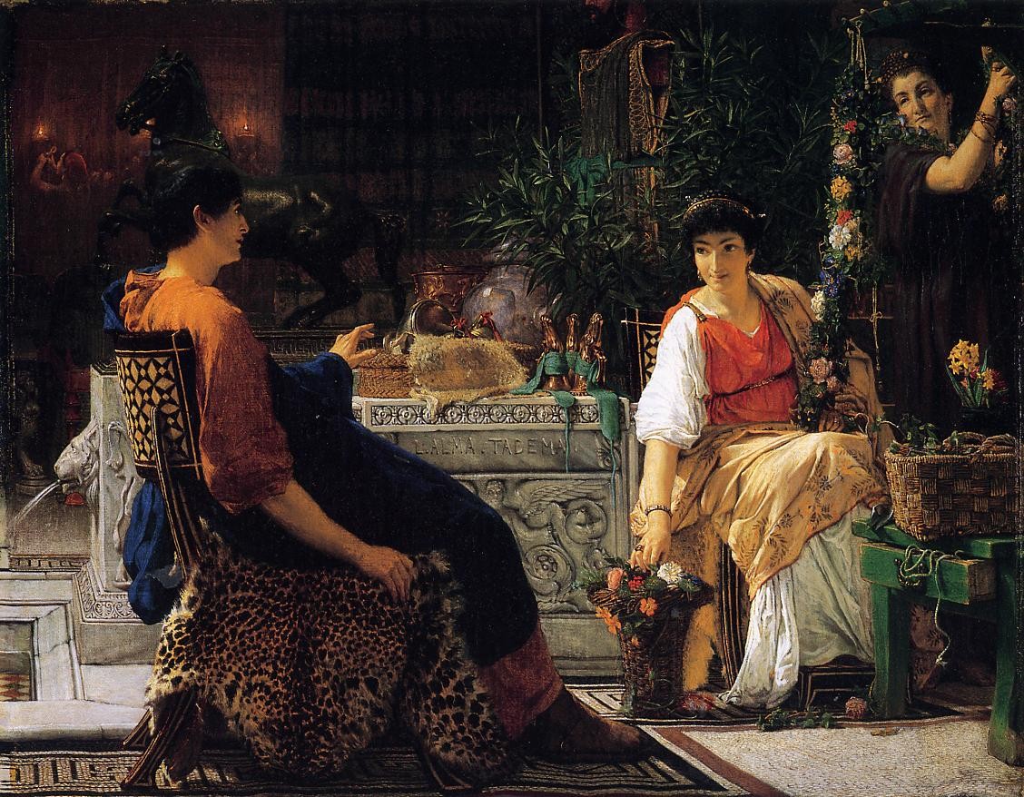 Preparations for the Festivities by Sir Lawrence Alma-Tadema