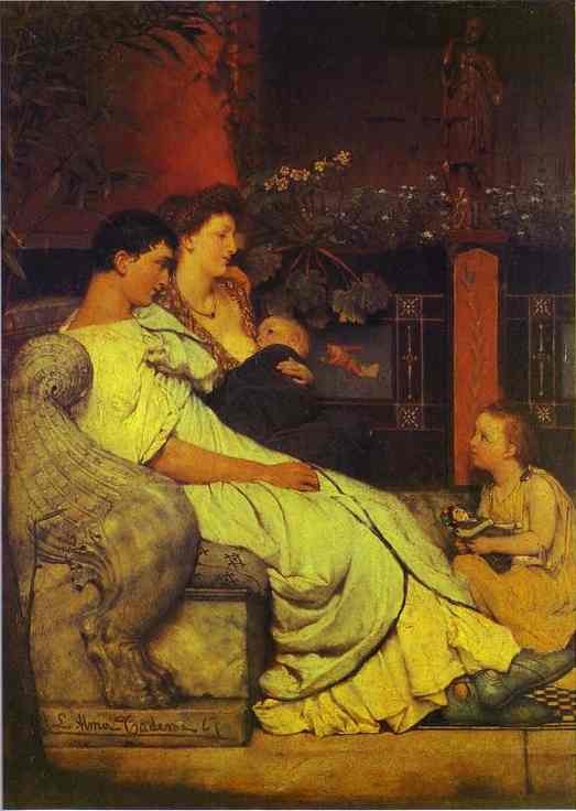 Roman Family by Sir Lawrence Alma-Tadema