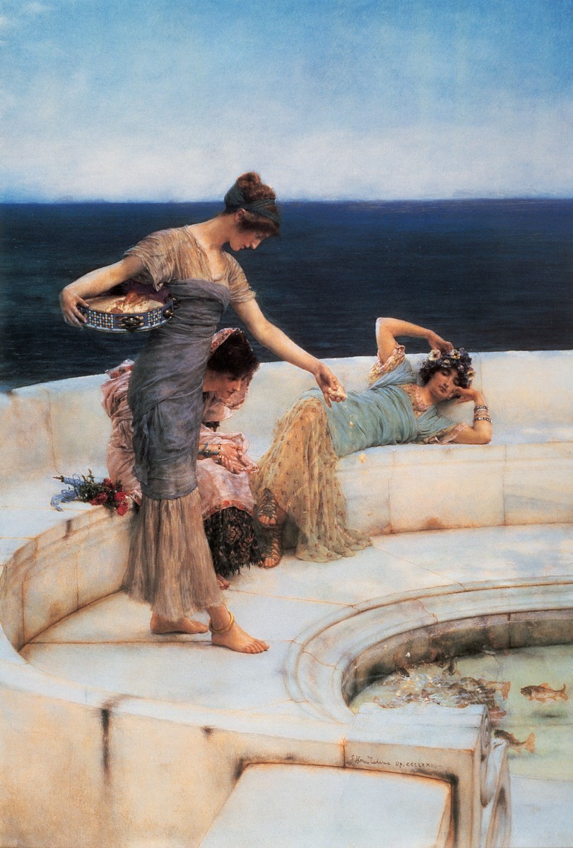 Silver Favourites by Sir Lawrence Alma-Tadema
