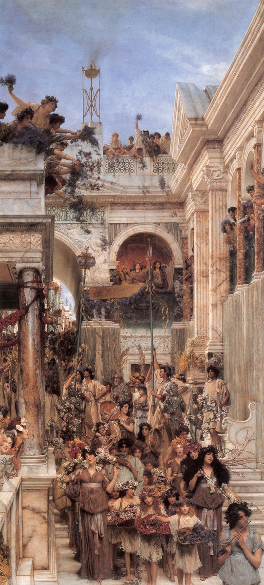 Spring by Sir Lawrence Alma-Tadema