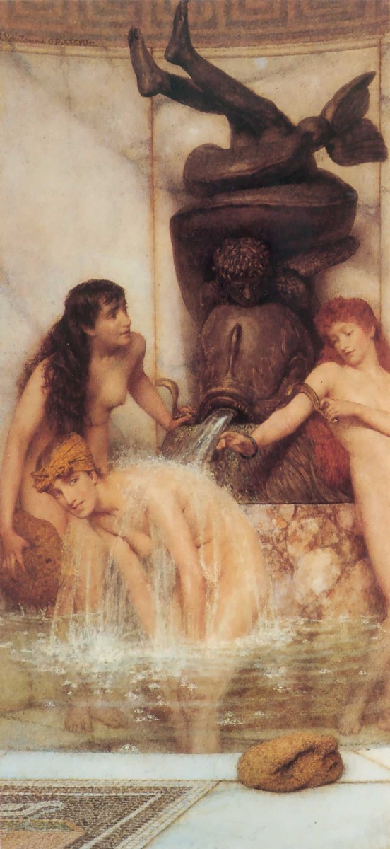Strigils and Sponges by Sir Lawrence Alma-Tadema
