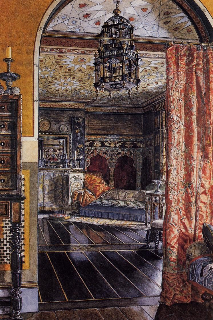 The Drawing Room at Townshend House by Sir Lawrence Alma-Tadema