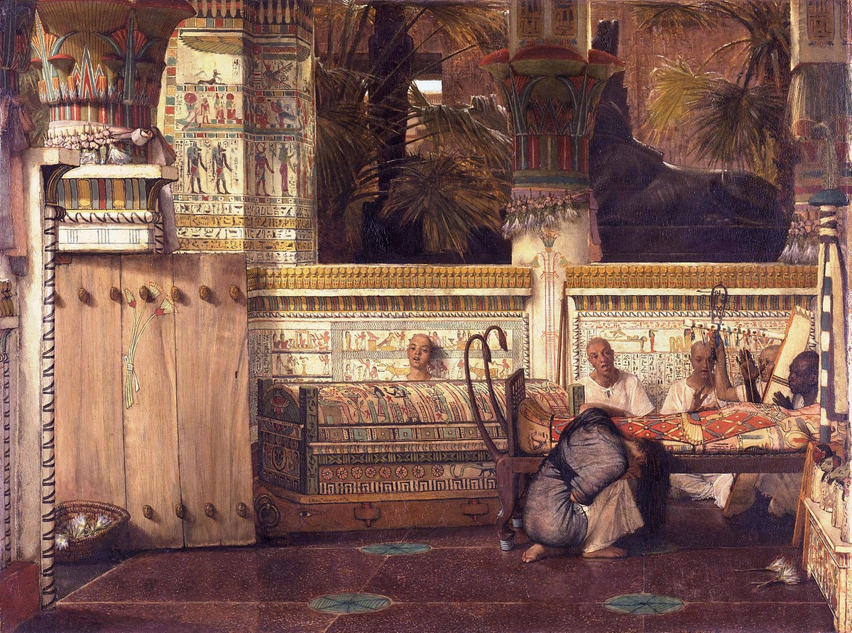 The Egyptian Widow by Sir Lawrence Alma-Tadema