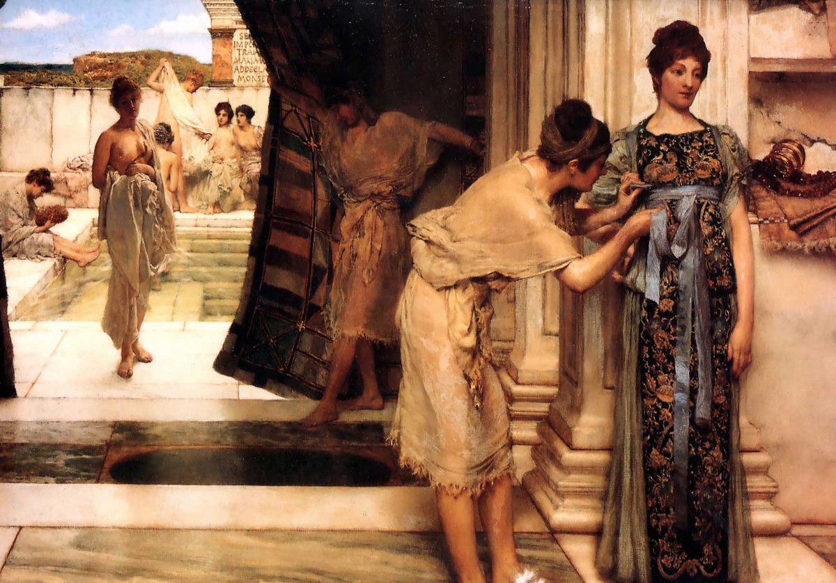 The Frigidarium by Sir Lawrence Alma-Tadema