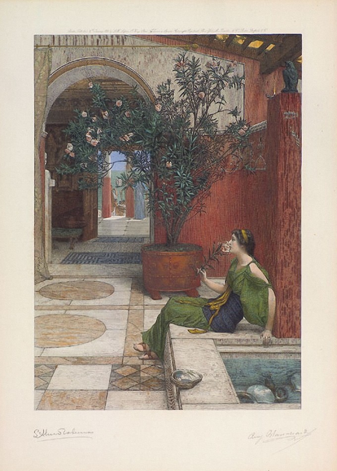 The Oleander by Sir Lawrence Alma-Tadema