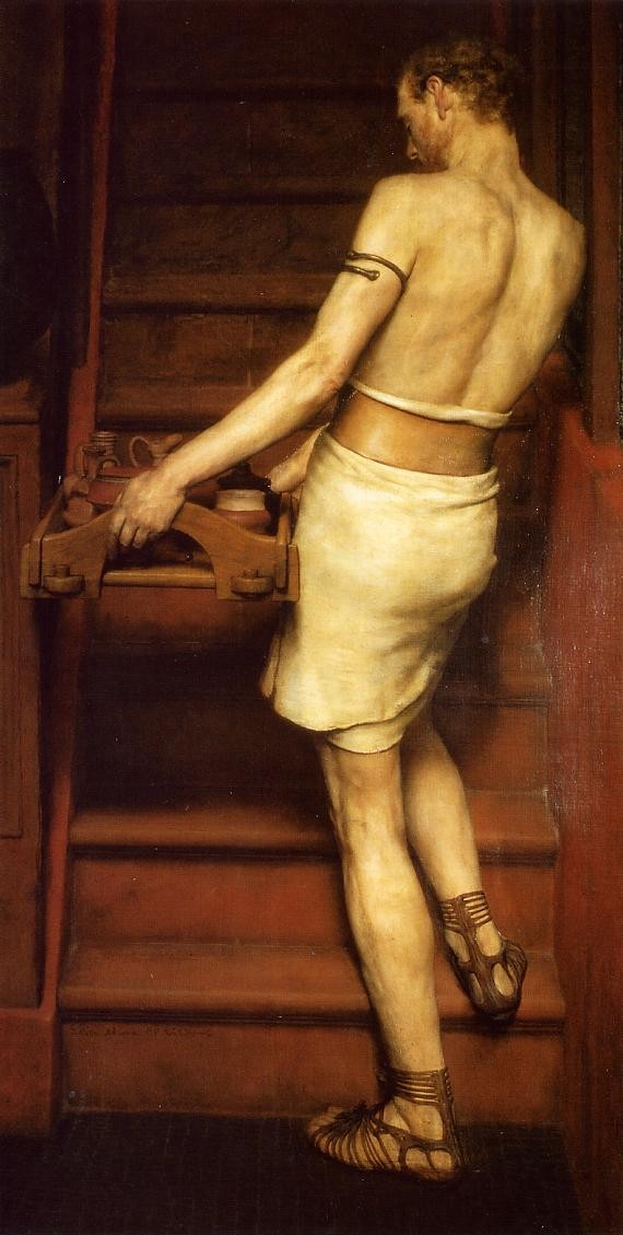 The Roman Potter by Sir Lawrence Alma-Tadema