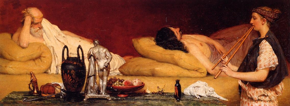 The Siesta by Sir Lawrence Alma-Tadema