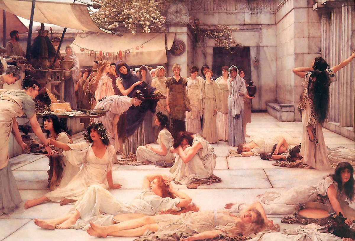 The Women of Amphissa by Sir Lawrence Alma-Tadema