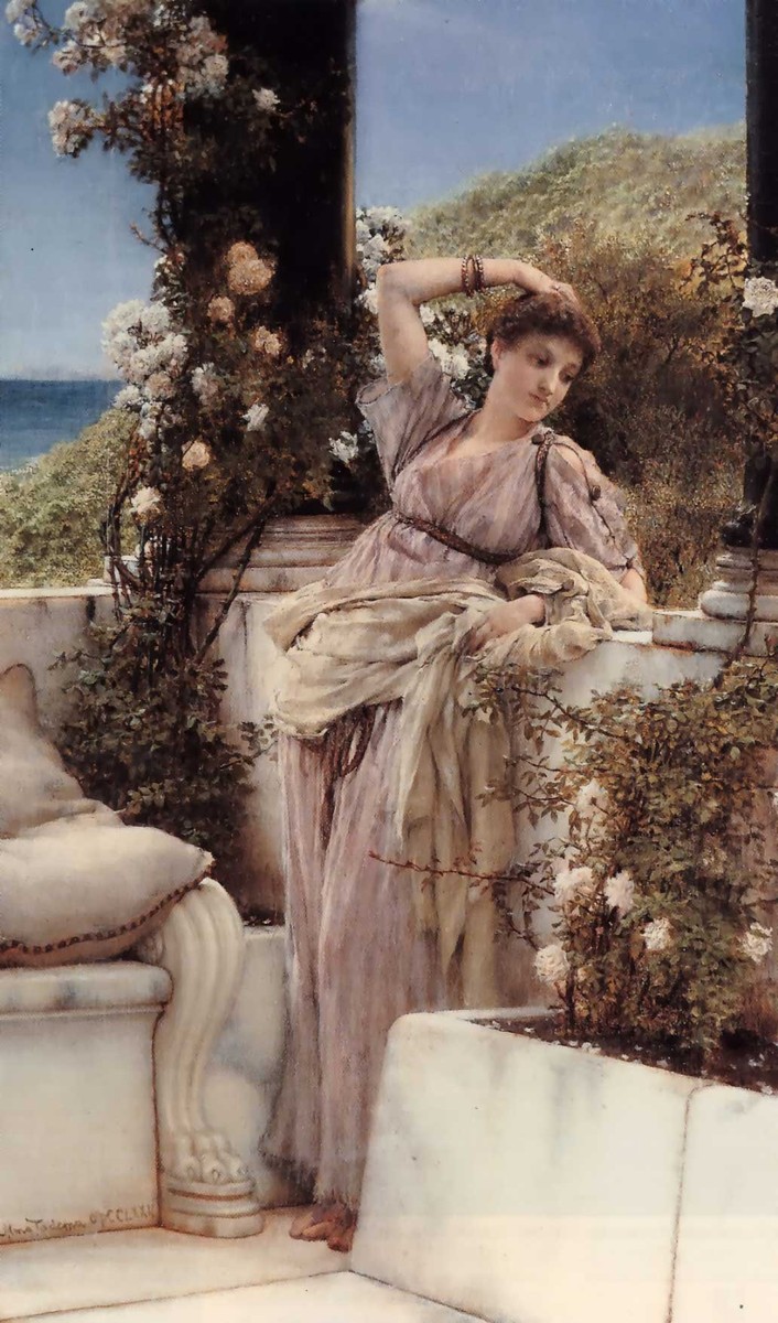 Thou Rose of all the Roses by Sir Lawrence Alma-Tadema