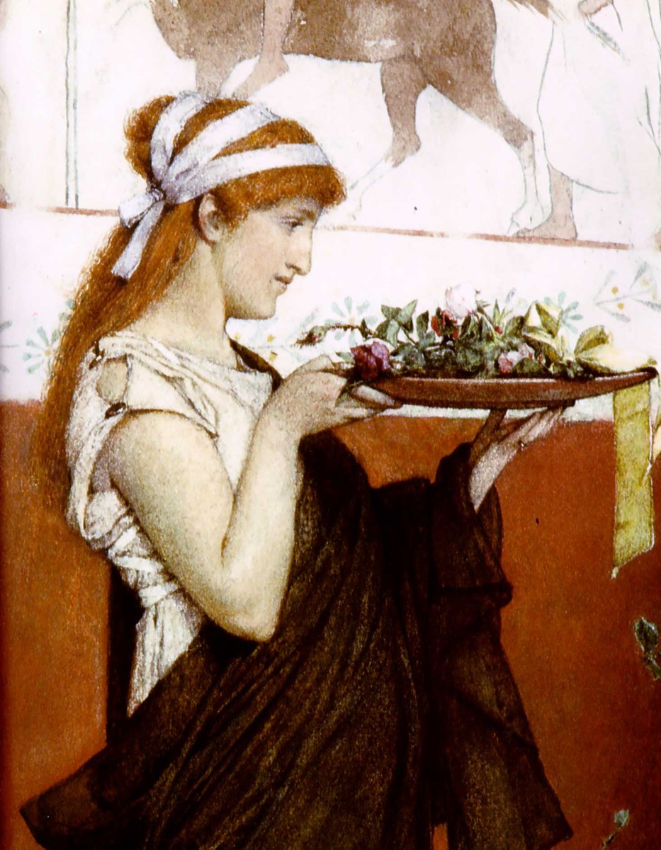 Votive offering by Sir Lawrence Alma-Tadema