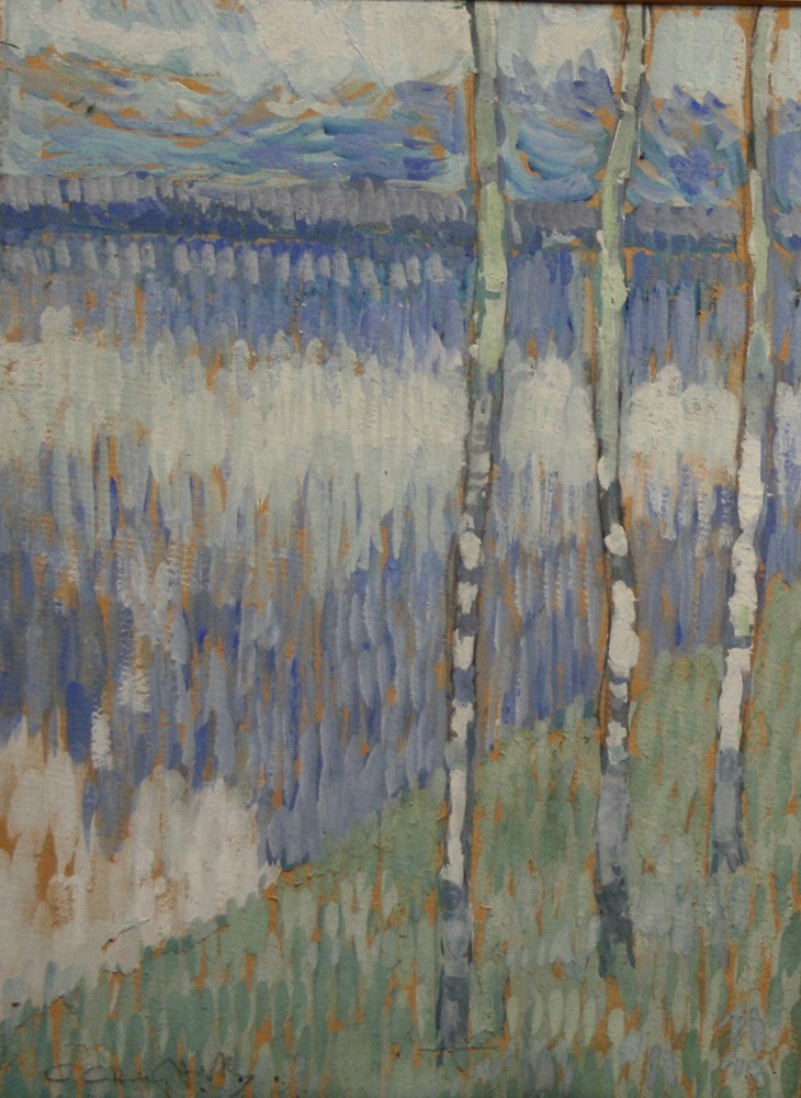 Birch Trees by Sirak Skitnik