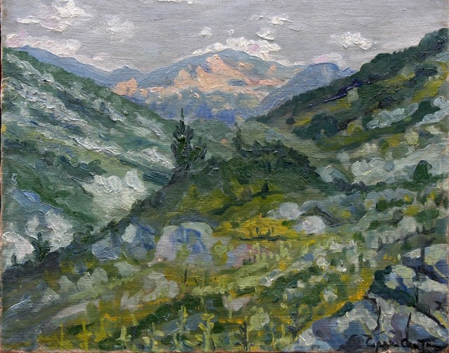 Mountain Landscape by Sirak Skitnik
