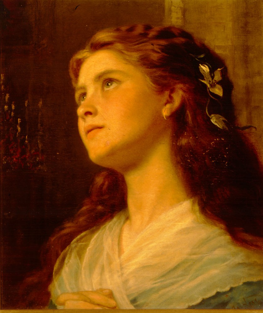 Portrait of a Young Girl by Sophie Gengembre Anderson